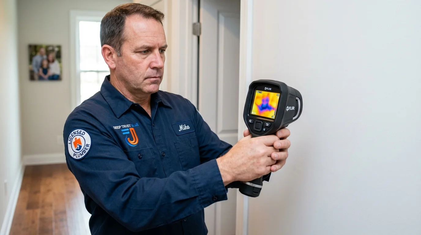 Thermal imaging leak detection by Johns Plumbing LLC in Sidney